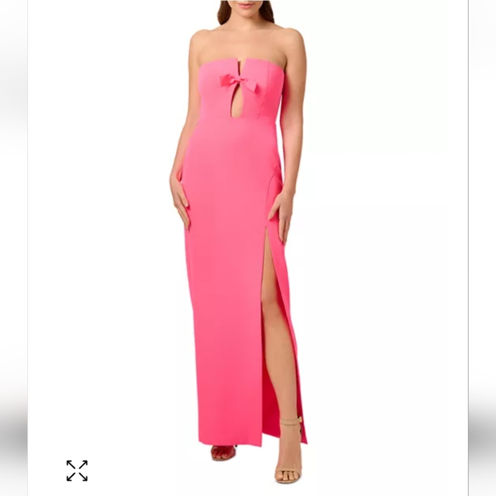 Liv Foster Sleeveless Crepe Gown
